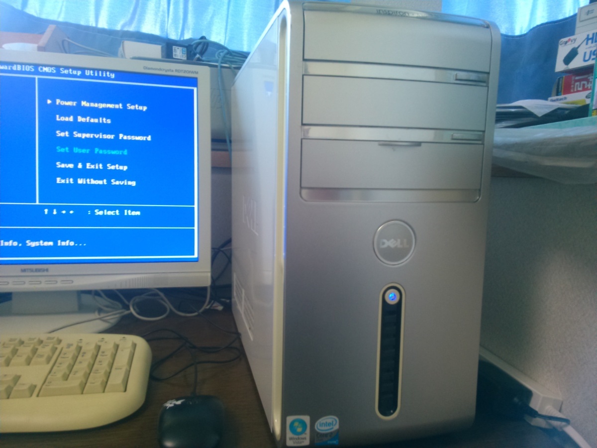 Dell INSPIRON 530 WindowsVista→７→10アップグレード及びHDD→SSDへ
