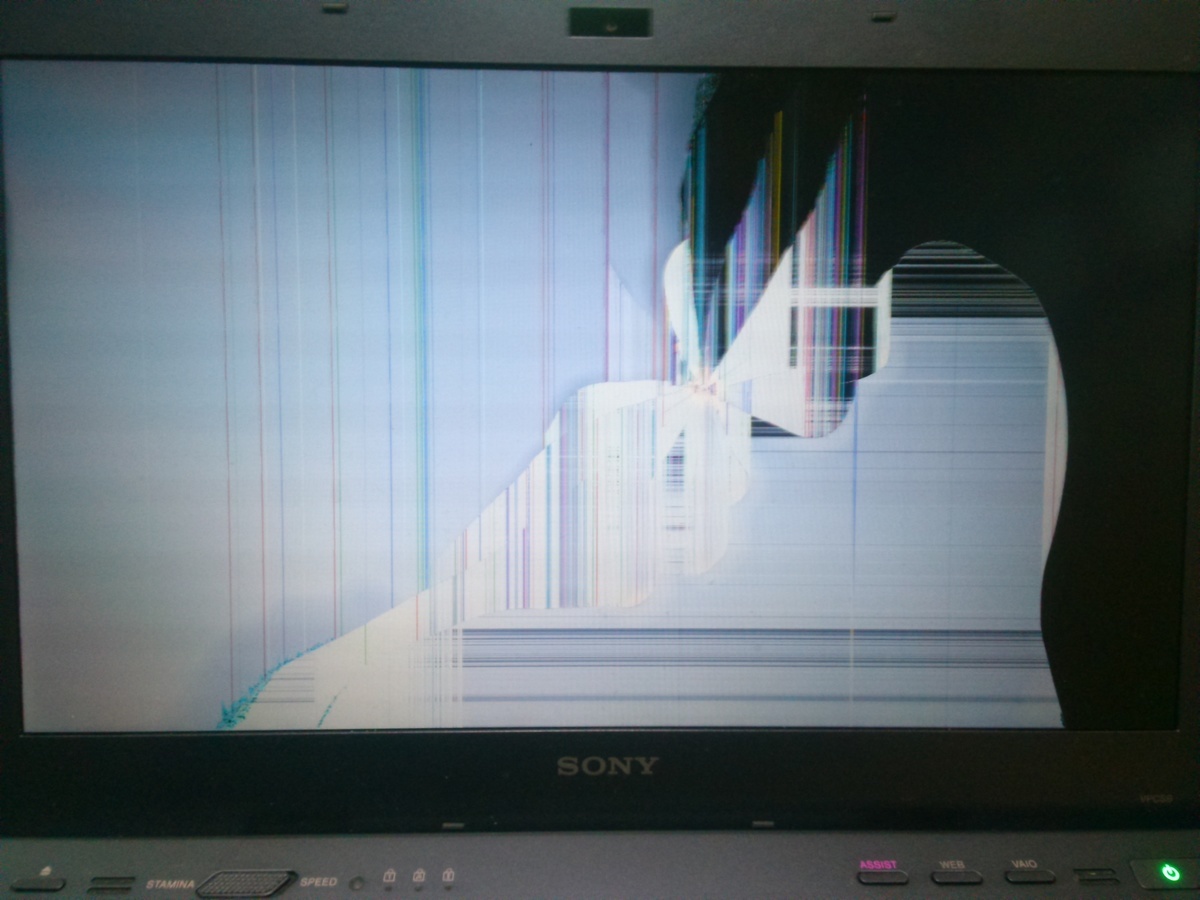 SONY VAIO VPCSB28FJ 液晶パネル交換｜パソコン修理山口 - 山口県で