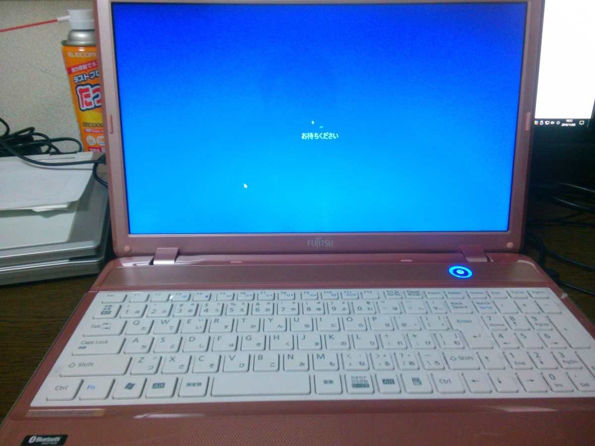 Fujitsu LIFEBOOK AH40/H  動作不良｜パソコン修理山口