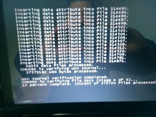 チェックディスク状況｜パソコン修理山口