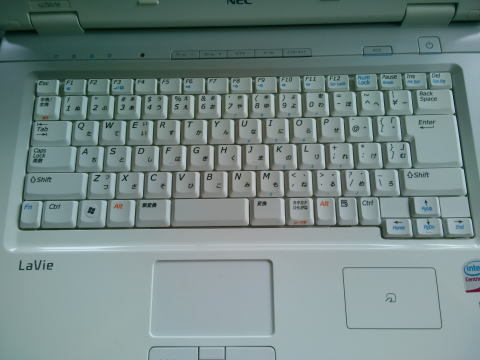 NEC LL750MGキーボード交換作業｜パソコン修理山口