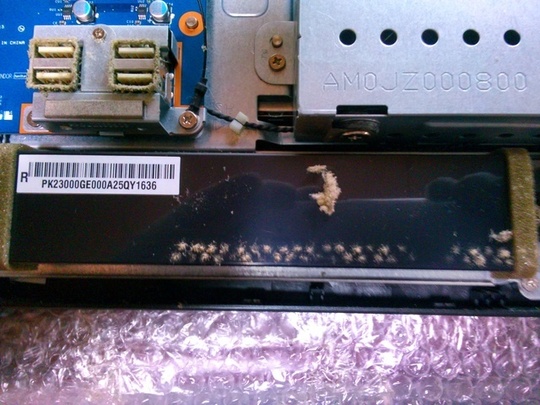 内部清掃状況｜パソコン修理山口