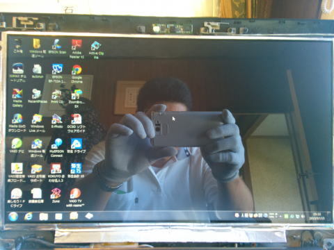 液晶パネル不調交換｜パソコン修理山口