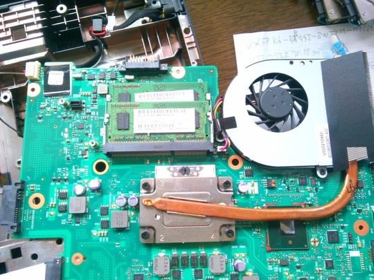 T350/56ACS分解状況｜パソコン修理山口