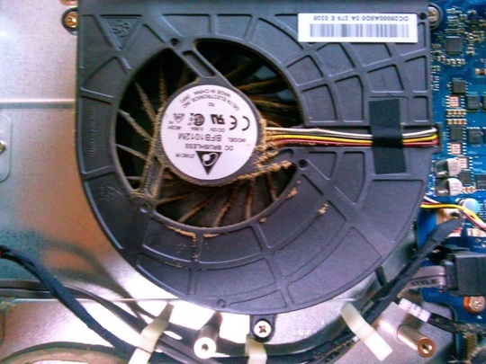 内部清掃状況｜パソコン修理山口